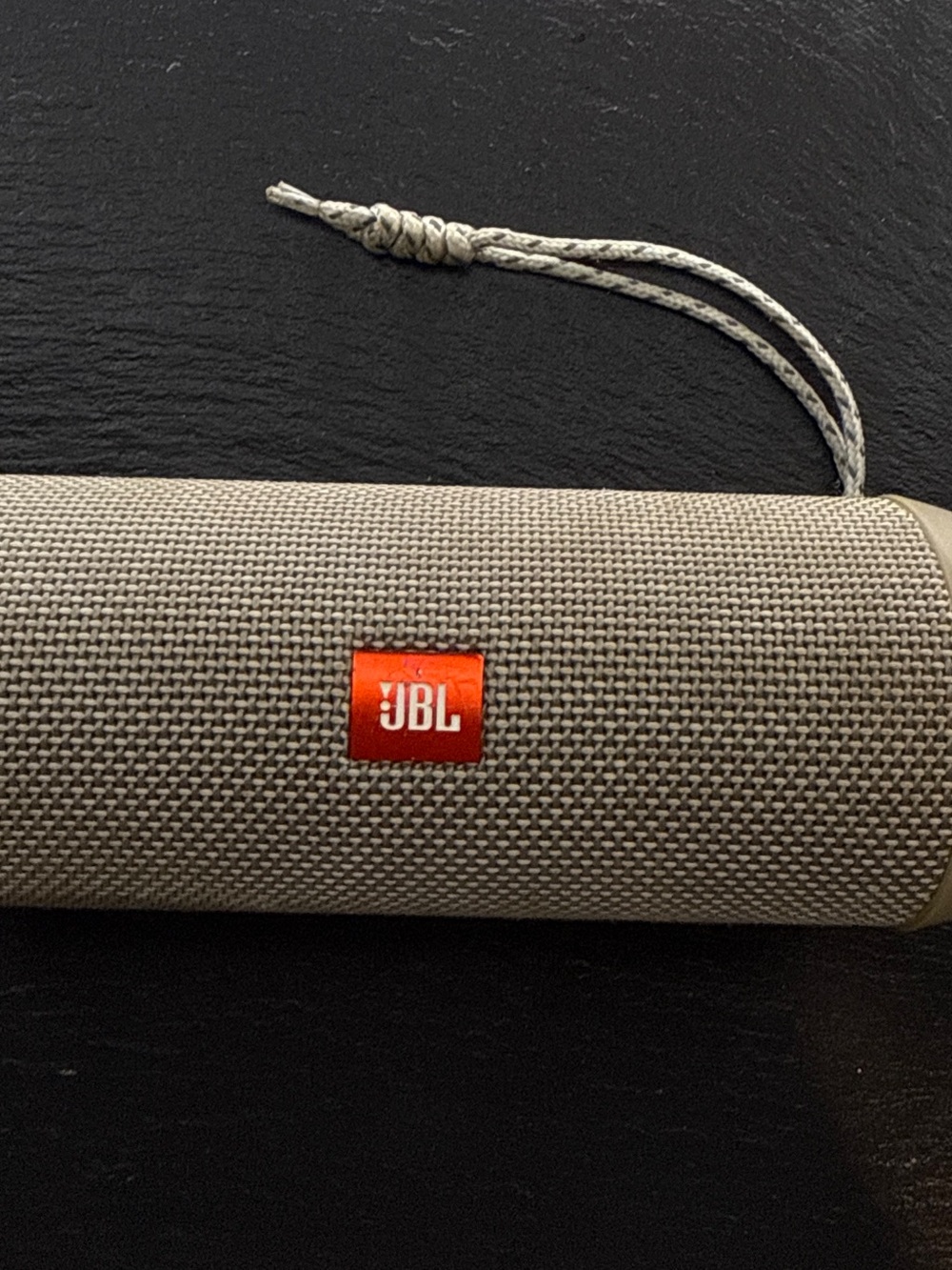 JBL Portable Bluetooth Speaker - Light Beige with Orange Logo